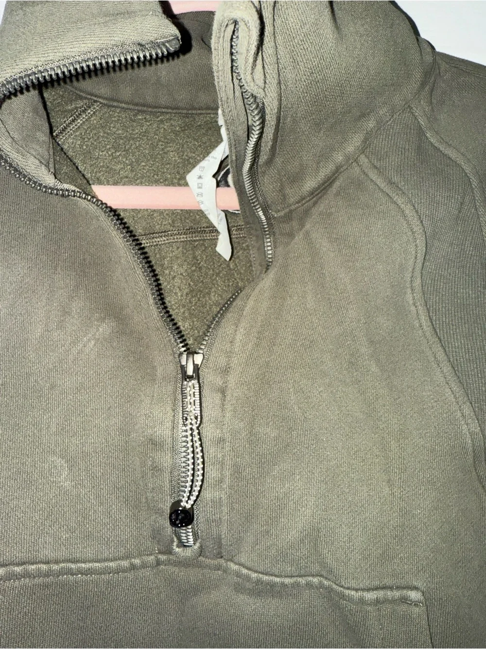 Green Lululemon Half-Zip Scuba
